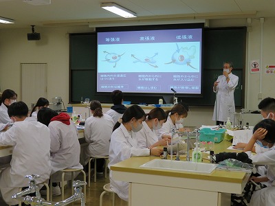 解剖生理学実験　浸透圧⑧