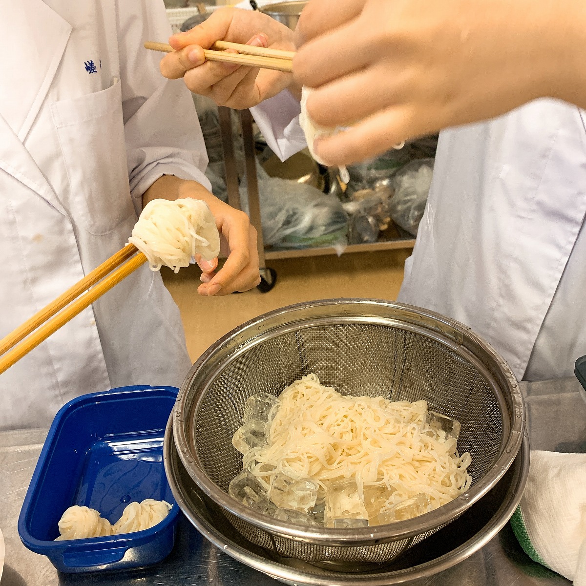 そうめん　くるくる