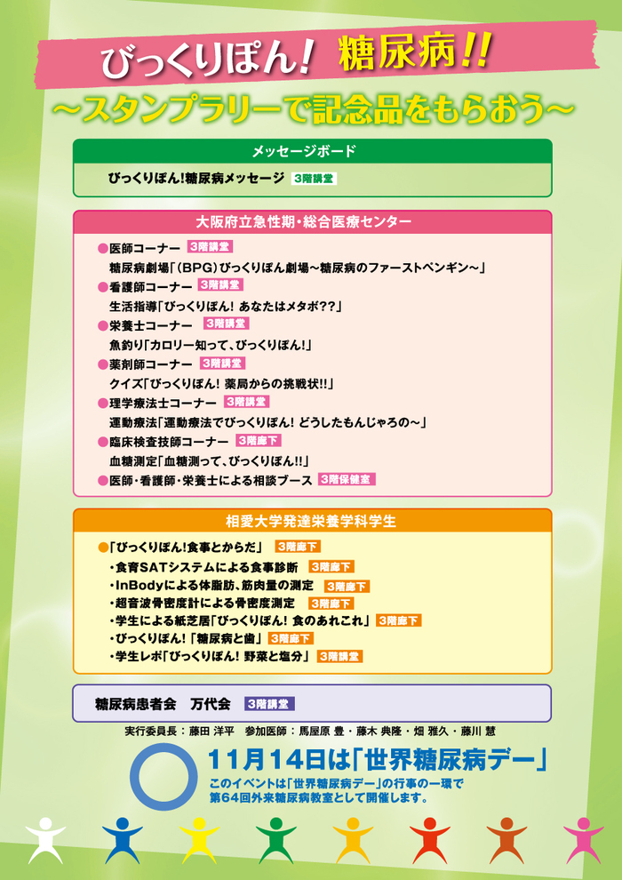 11 19 Sat 発達栄養学科と府立急性期総合医療センターのコラボ